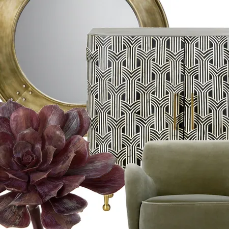Mixed Materials Interior Design Mood Board by Alleyne & Co. on Style Sourcebook