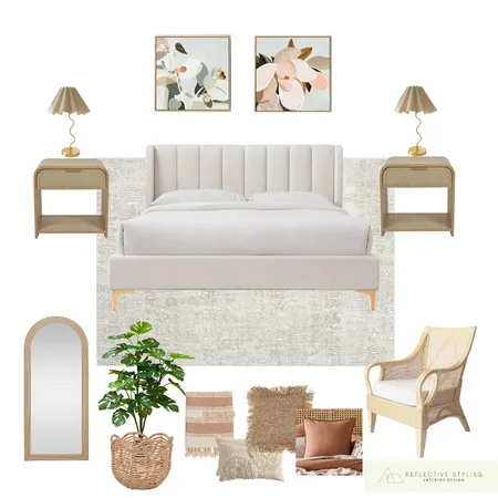 Master Bedroom Interior Design Mood Board by Reflective Styling on Style Sourcebook