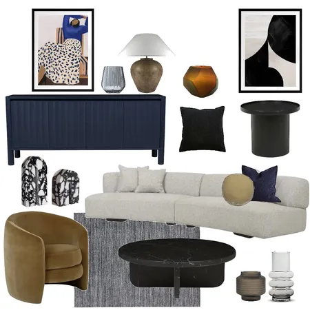 Ochre Chair Interior Design Mood Board by DKD on Style Sourcebook