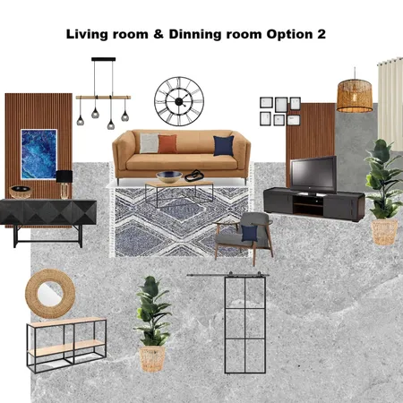 Mimi & Aime Living room option 2 Interior Design Mood Board by Asma Murekatete on Style Sourcebook