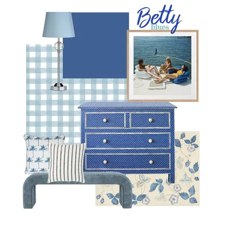 Betty Blues Interior Design Mood Board by leah metherell on Style Sourcebook