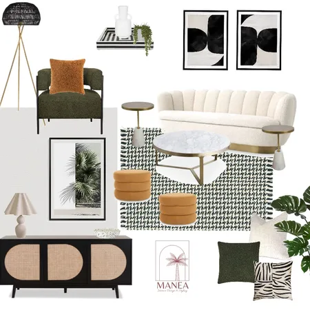 Contemporary Living room Interior Design Mood Board by Manea Interiors on Style Sourcebook