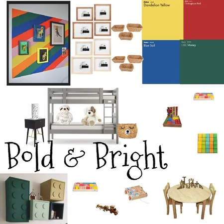 Bold & Bright Interior Design Mood Board by Leandie Prins on Style Sourcebook