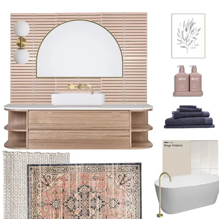 pink bathroom Interior Design Mood Board by tyseer on Style Sourcebook