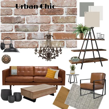 Urban Chic Interior Design Mood Board by Haj on Style Sourcebook