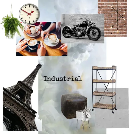 Industrial Interior Design Mood Board by Styling with Sandi on Style Sourcebook