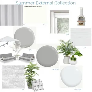 Summer External Collection Interior Design Mood Board by Altitude Homes on Style Sourcebook