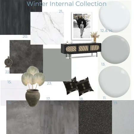 Winter Internal Collection Interior Design Mood Board by Altitude Homes on Style Sourcebook