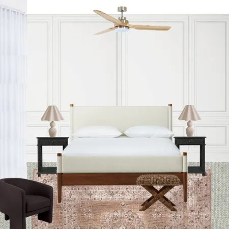 Master Bedroom Walker Bed Interior Design Mood Board by Kayrener on Style Sourcebook