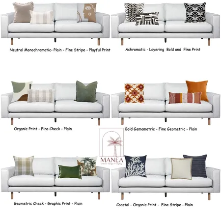 Cushion Combinations Interior Design Mood Board by Manea Interiors on Style Sourcebook