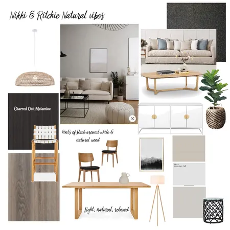 Nikki and Ritchie Natural Vibes Interior Design Mood Board by KarenMcMillan on Style Sourcebook