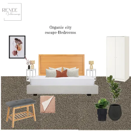 Organic city escape bedrooms Interior Design Mood Board by Renee Interiors on Style Sourcebook