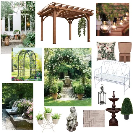 Romantic Secret Garden4 Interior Design Mood Board by darcievoorhees on Style Sourcebook