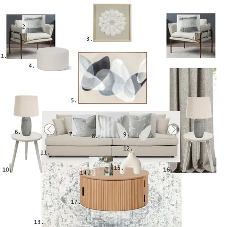 Airbnb Living 2 Interior Design Mood Board by katiestepheninteriors on Style Sourcebook