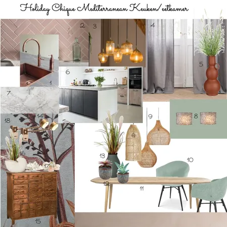 Sampleboard Keuken/ eetkamer Interior Design Mood Board by MariekeHoukes on Style Sourcebook