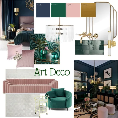 Art Deco Interior Design Mood Board by tahliaford on Style Sourcebook