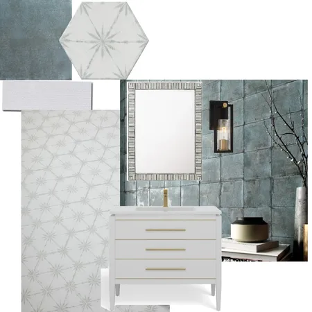 SURBHI POWDER BATH Interior Design Mood Board by rachna mody on Style Sourcebook