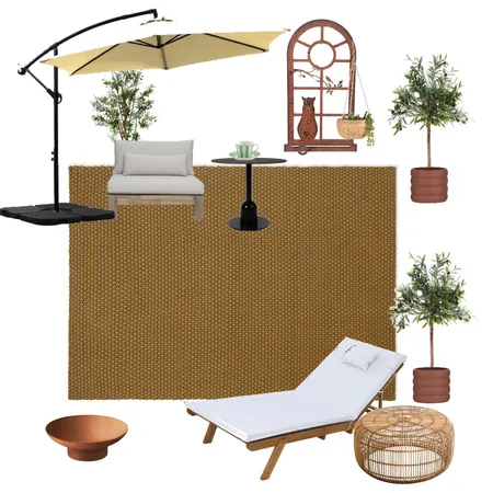 BRINK & CAMPMAN LACE MUSTARD-TAUPE OUTDOOR 497217 Interior Design Mood Board by Unitex Rugs on Style Sourcebook