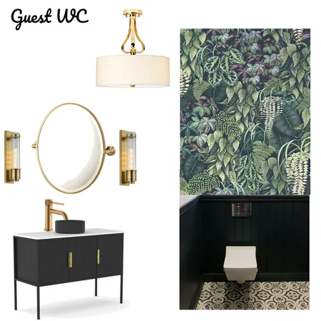 Emer McCarthy Guest WC Interior Design Mood Board by CarCallaghan on Style Sourcebook