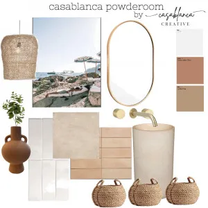 Casablanca Powder Room Interior Design Mood Board by Casablanca Creative on Style Sourcebook