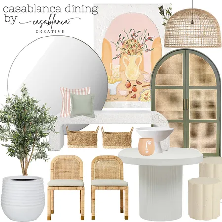 Casablanca Dining Interior Design Mood Board by Casablanca Creative on Style Sourcebook