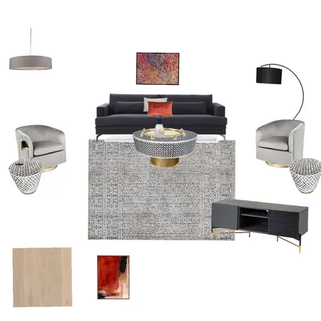 Living room Interior Design Mood Board by Opal on Style Sourcebook