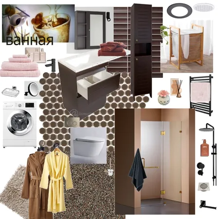 ванная Interior Design Mood Board by pelageya on Style Sourcebook