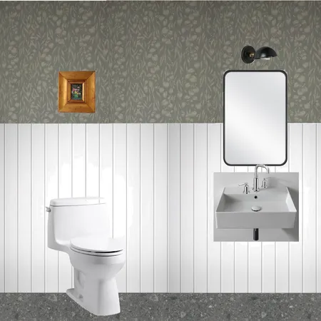 Powder bathroom Interior Design Mood Board by knadamsfranklin on Style Sourcebook