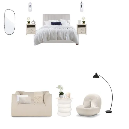 bed and living Interior Design Mood Board by elissaelosta on Style Sourcebook