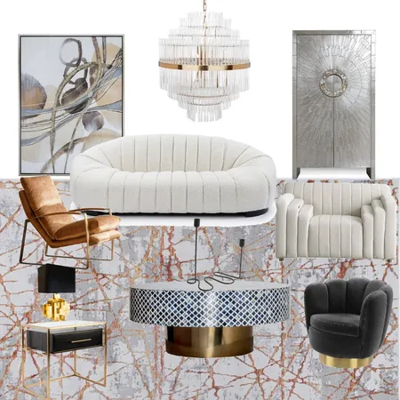 glam living room 2 Interior Design Mood Board by hkginteriordesigns on Style Sourcebook