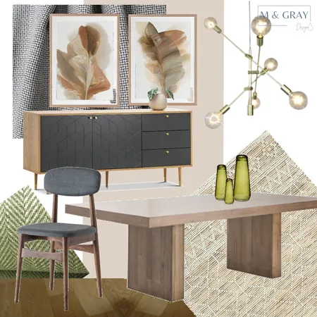 Dining Room Interior Design Mood Board by M & Gray Design on Style Sourcebook