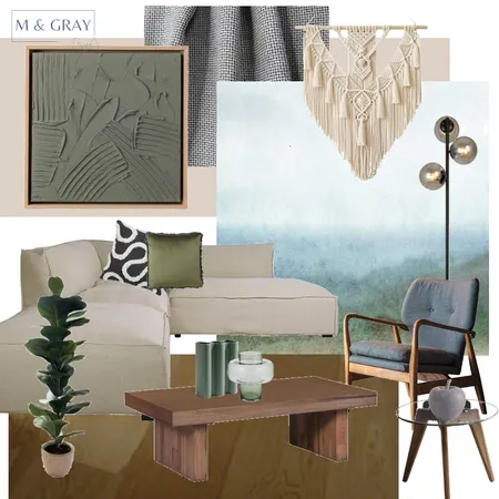Lounge Interior Design Mood Board by M & Gray Design on Style Sourcebook