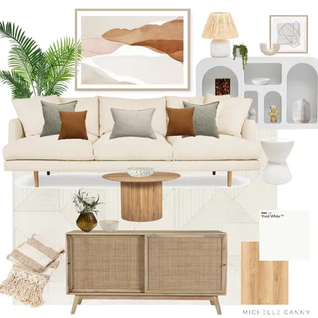 Modern Living Area Interior Design Mood Board by Michelle Canny Interiors on Style Sourcebook