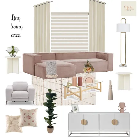 Ling Living Ver 2 Interior Design Mood Board by GinelleChavez on Style Sourcebook