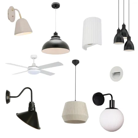 Lighting mood board Interior Design Mood Board by The Ginger Stylist