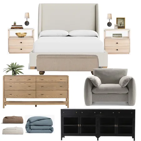 Herman Revised Bedroom Interior Design Mood Board by JoCo Design Studio on Style Sourcebook