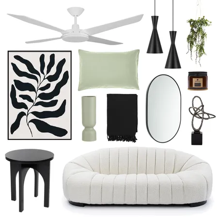 Modern Living Room ⭐ Interior Design Mood Board by Lighting Illusions on Style Sourcebook