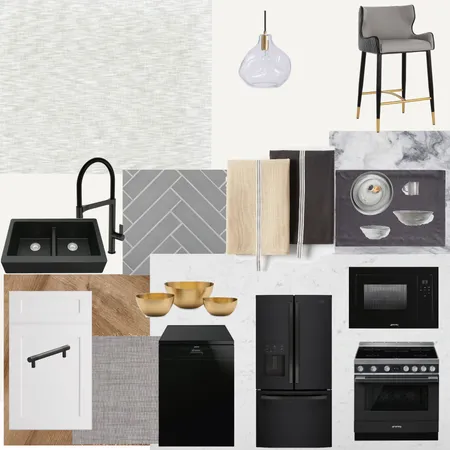 Kitchen Sample Board Interior Design Mood Board by cmccannsparrow on Style Sourcebook