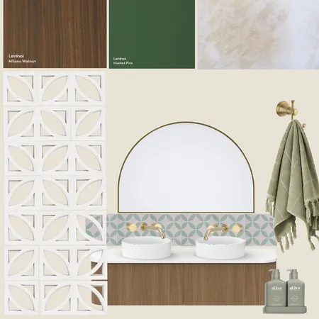 Leaf 3d Interior Design Mood Board by The Breeze Block Company on Style Sourcebook