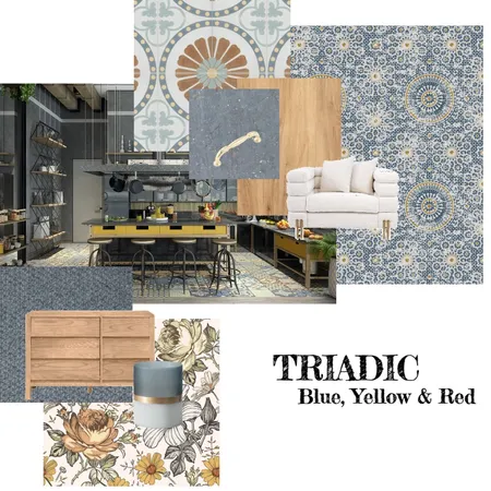 Triadic Scheme Interior Design Mood Board by KMDiDio12 on Style Sourcebook