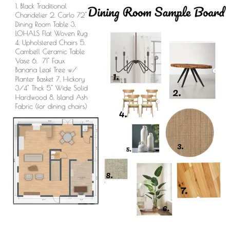 module 9 dining room Interior Design Mood Board by avavecc on Style Sourcebook