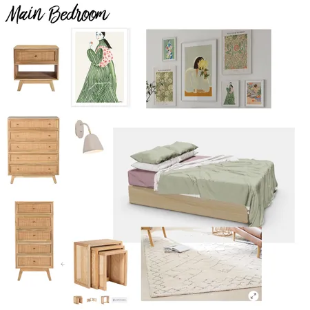 Main Bedroom Interior Design Mood Board by JH Reno Reimagined Queenslander on Style Sourcebook