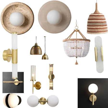 lighting Interior Design Mood Board by Blu Interior Design on Style Sourcebook