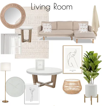 Living Room Interior Design Mood Board by CourtenayBartolo on Style Sourcebook
