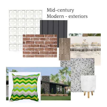 MCM exTERIORS Interior Design Mood Board by CSCDB on Style Sourcebook