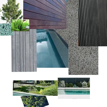 Pool Landscape Interior Design Mood Board by kate.calibungalow on Style Sourcebook