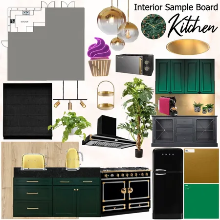 Module 9 - Kitchen Interior Design Mood Board by alyssa.k on Style Sourcebook