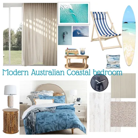 Modern Australian coastal bedroom Interior Design Mood Board by Marianne Therese Prado on Style Sourcebook