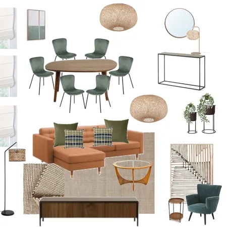 Pink House -living dining room 7 Interior Design Mood Board by Atelier Cecilia Martin on Style Sourcebook