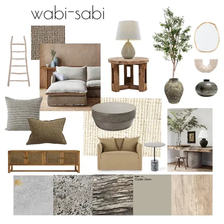 Wabi-sabi Interior Design Mood Board by Mskupnjak on Style Sourcebook